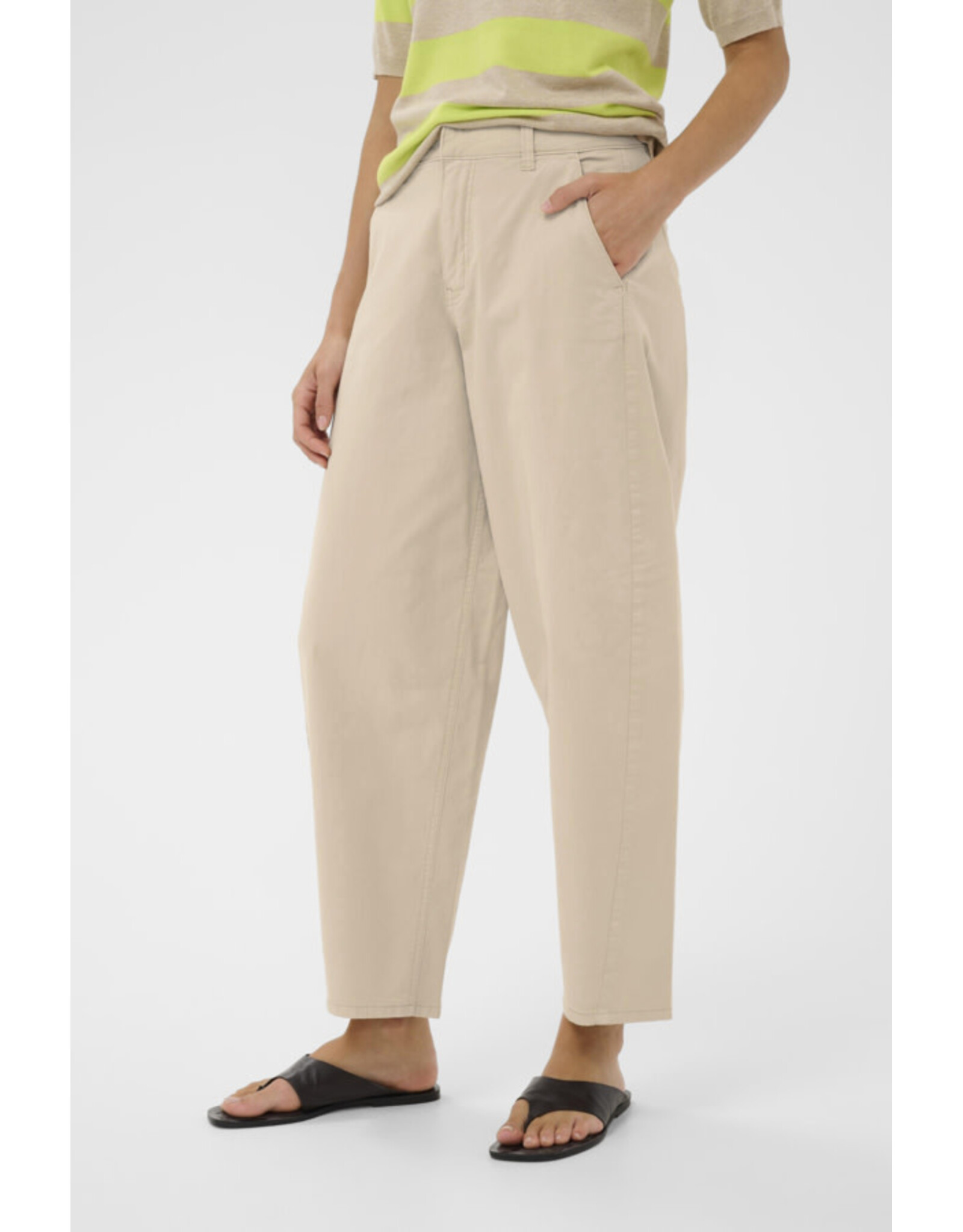 Kaffe Kaffe - Mette Barrel Pants (Feather Grey)