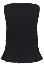 Kaffe Kaffe - Bethany Smocked Sleeveless Top (Black Deep)