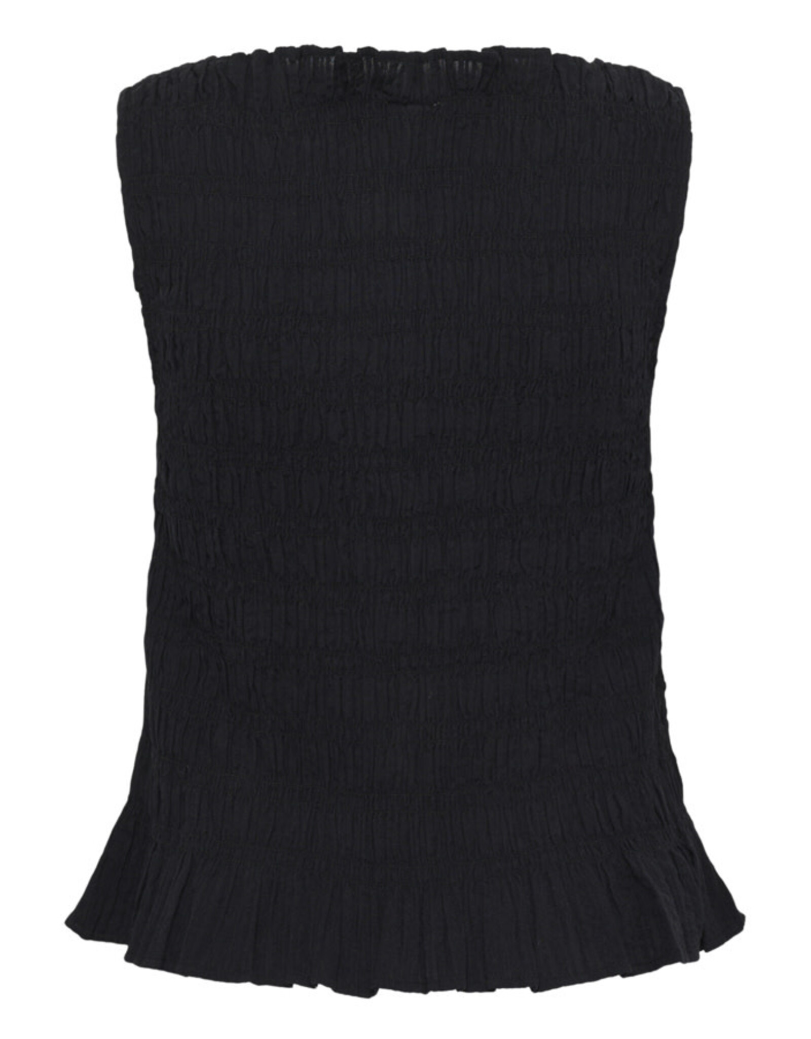 Kaffe Kaffe - Bethany Smocked Sleeveless Top (Black Deep)