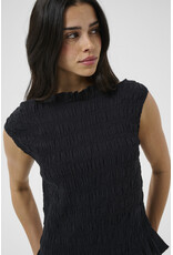 Kaffe Kaffe - Bethany Smocked Sleeveless Top (Black Deep)