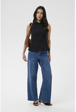Kaffe Kaffe - Bethany Smocked Sleeveless Top (Black Deep)