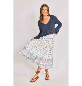Sadie & Sage Sadie & Sage - Sagebrush Maxi Skirt (Cream)