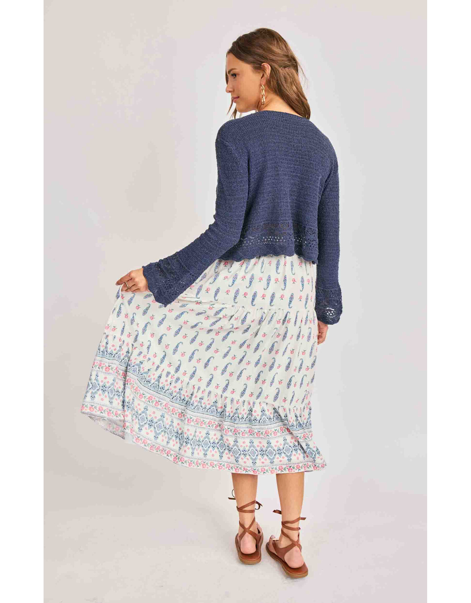 Sadie & Sage Sadie & Sage - Sagebrush Maxi Skirt (Cream)