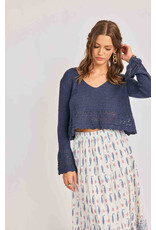 Sadie & Sage Sadie & Sage - Calico Pullover (Navy)