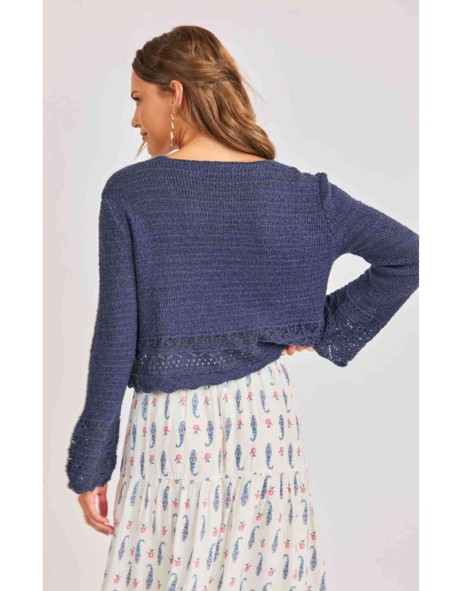 Sadie & Sage Sadie & Sage - Calico Pullover (Navy)