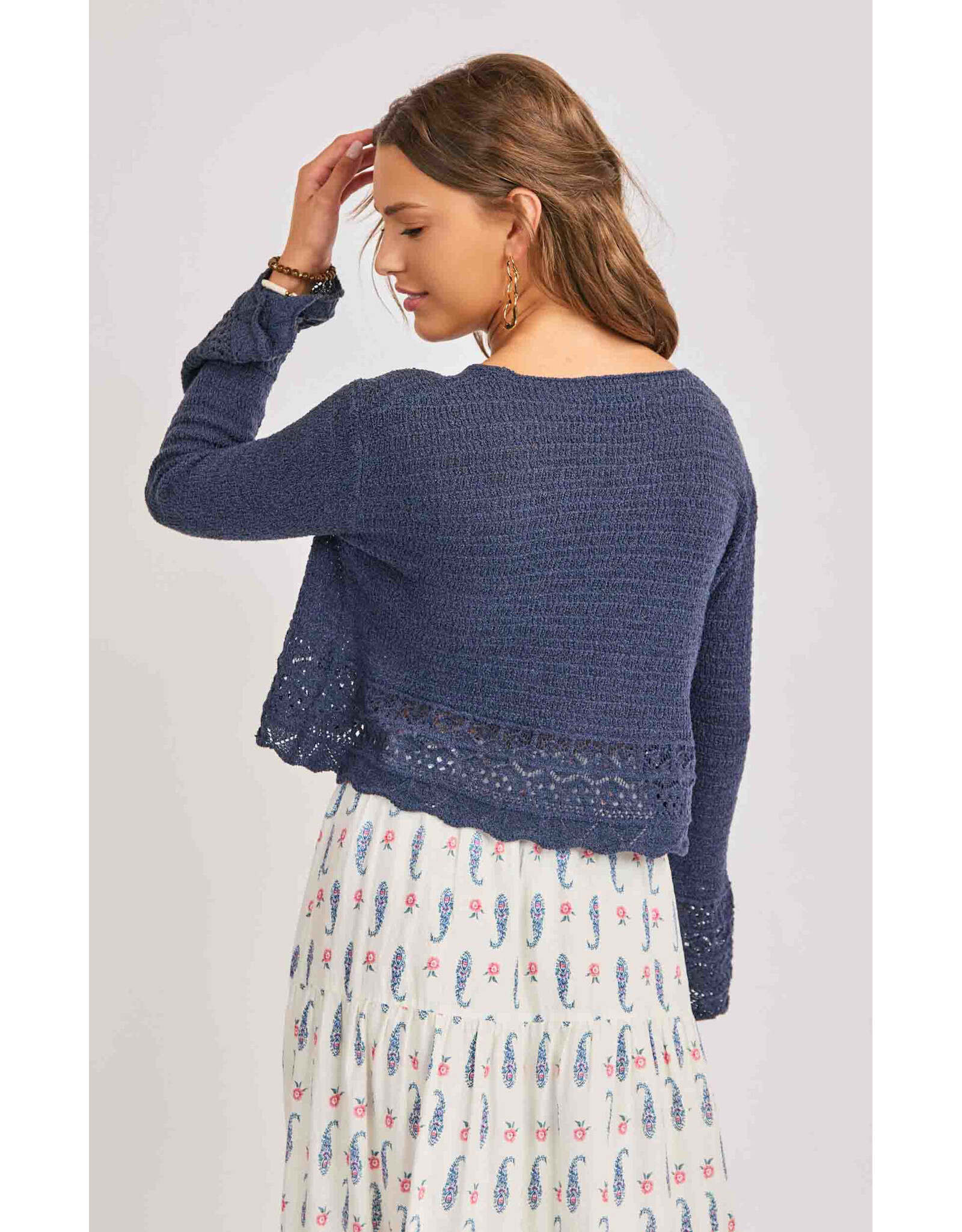 Sadie & Sage Sadie & Sage - Calico Pullover (Navy)