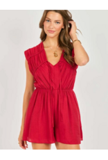 Sadie & Sage Sadie & Sage - Erin Romper (Red)