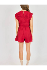 Sadie & Sage Sadie & Sage - Erin Romper (Red)