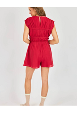 Sadie & Sage Sadie & Sage - Erin Romper (Red)