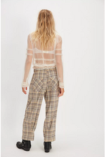 Free people Free People - Nice Choice Pull-On Pants (Ivory Plaid Combo)