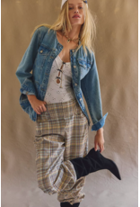 Free people Free People - Nice Choice Pull-On Pants (Ivory Plaid Combo)
