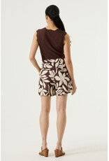Garcia Garcia - Floral Print Shorts (Brown / White)