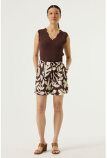 Garcia Garcia - Floral Print Shorts (Brown / White)