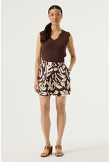 Garcia Garcia - Floral Print Shorts (Brown / White)