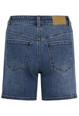 Kaffe Kaffe - Brook High Rise Patch Pocket Shorts (Medium Blue)