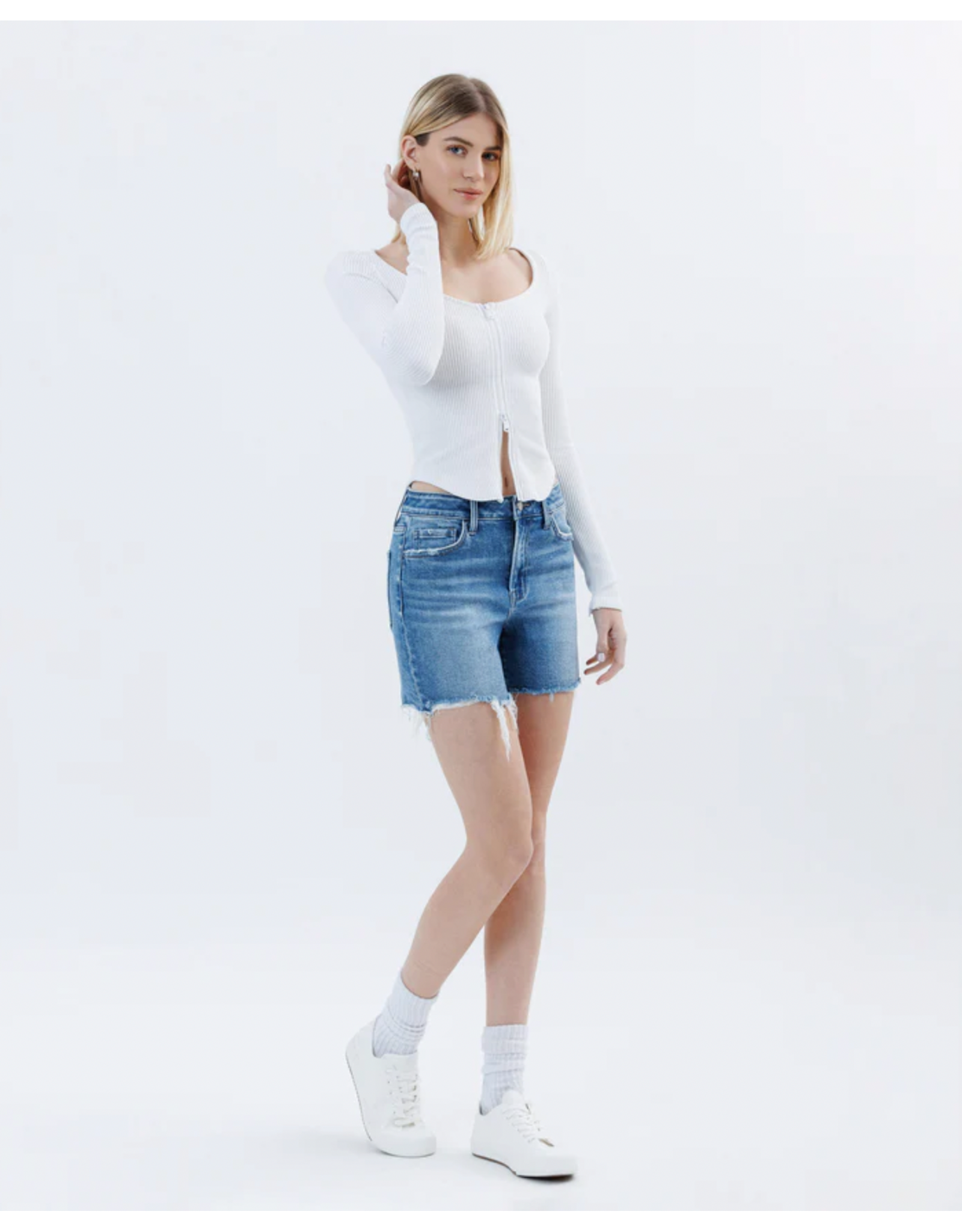 VERVET VERVET - Jayde High Rise Boyfriend Short (Open minded)
