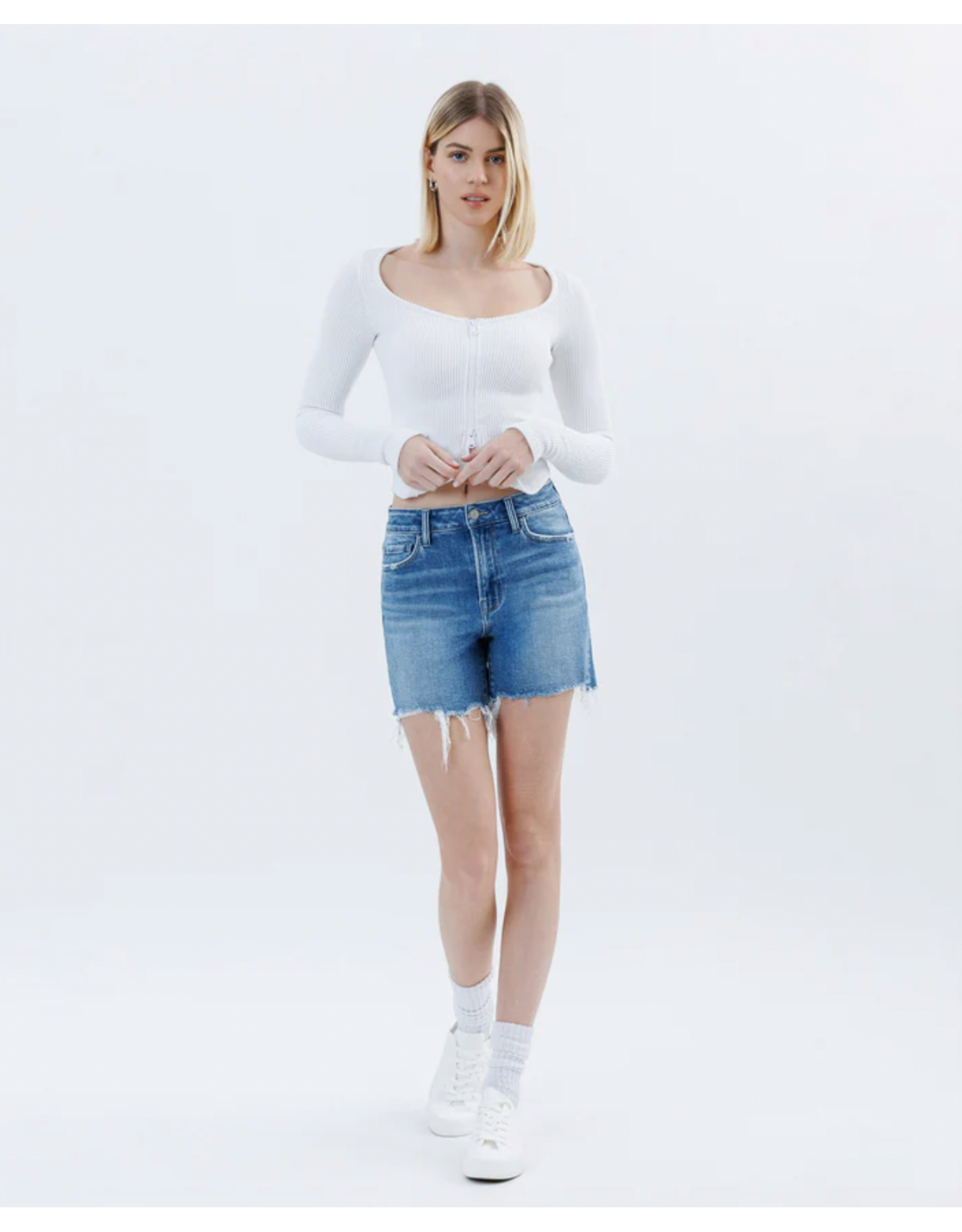 VERVET VERVET - Jayde High Rise Boyfriend Short (Open minded)