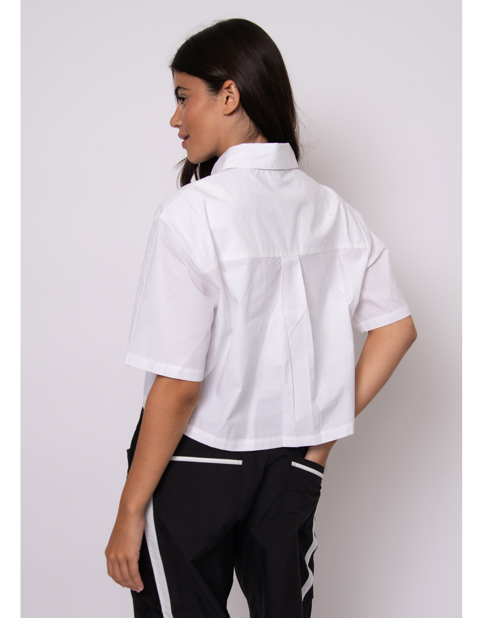 RD Style RD Style - Azalia Poplin Short Sleeve Shirt (White)