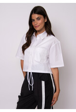 RD Style RD Style - Azalia Poplin Short Sleeve Shirt (White)