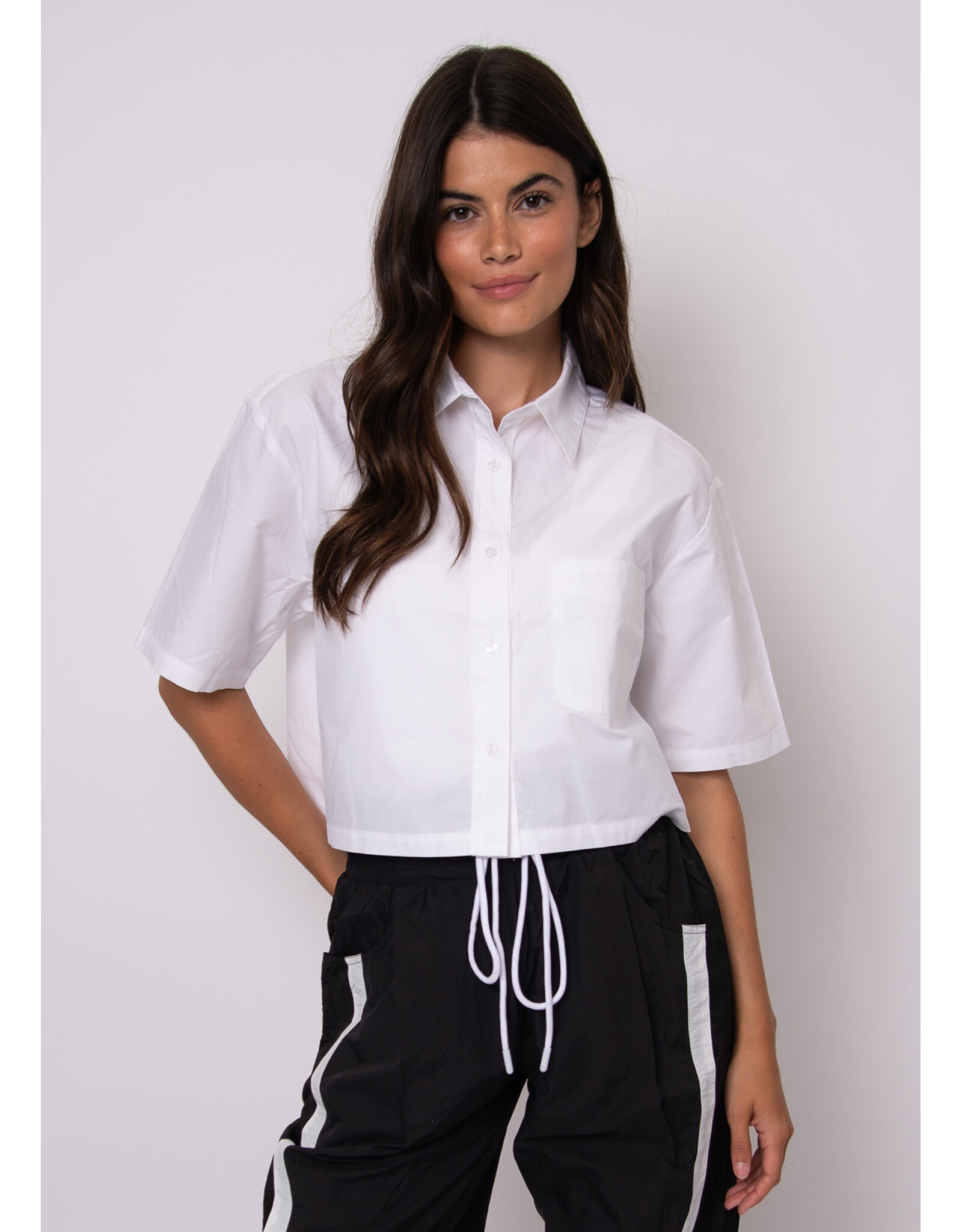RD Style RD Style - Azalia Poplin Short Sleeve Shirt (White)