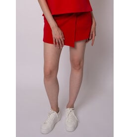 RD Style RD Style - Starry Cotton Soft Knit Skort (Rouge)