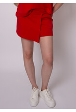 RD Style RD Style - Starry Cotton Soft Knit Skort (Rouge)