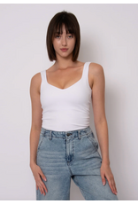 RD Style RD Style - Imane Cotton Core Sweetheart Tank (White)