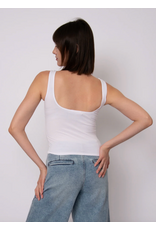 RD Style RD Style - Imane Cotton Core Sweetheart Tank (White)