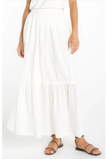 Liverpool Liverpool - Tiered Maxi Skirt (Cream Stripe)