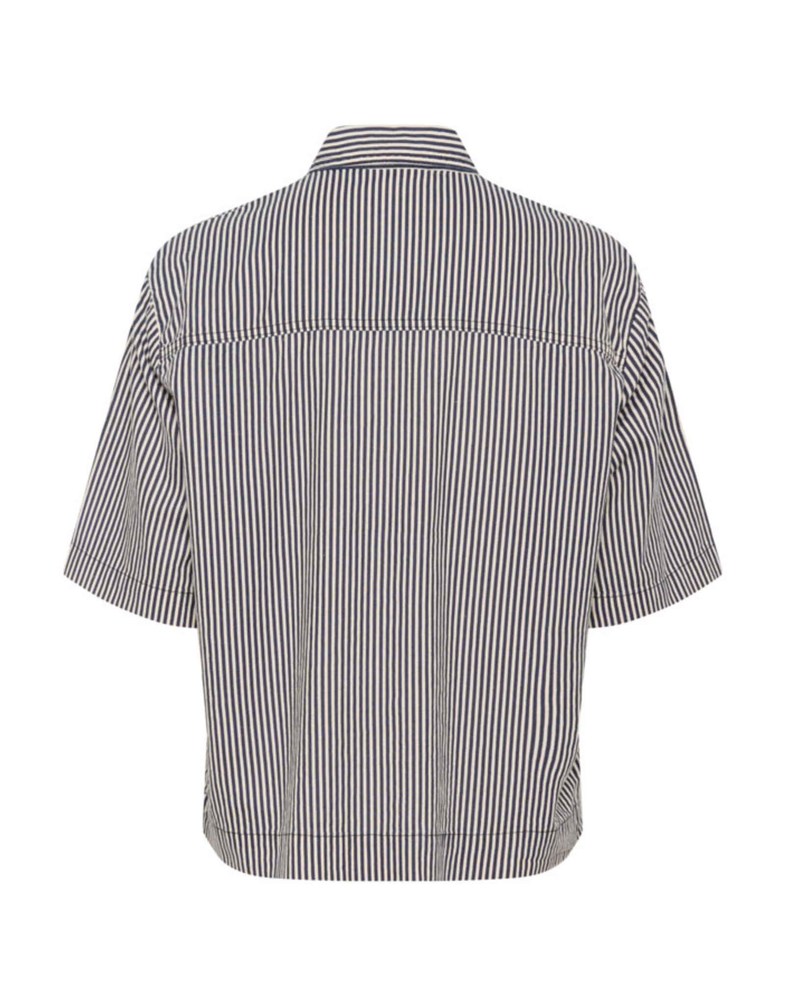 Kaffe Kaffe - Naya Striped Shirt (Midnight / White)