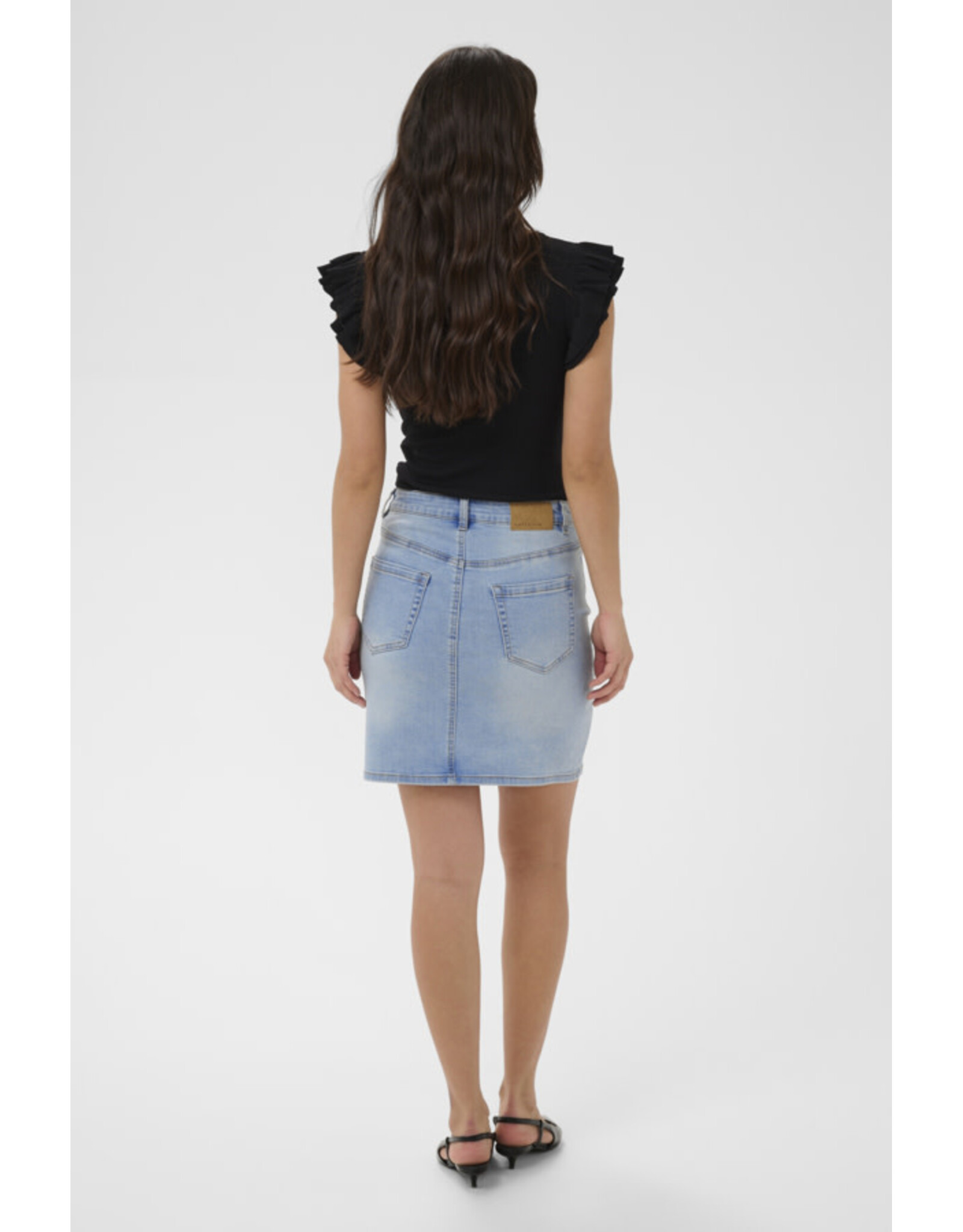 Kaffe Kaffe - Karla Denim Skirt (Light Blue)