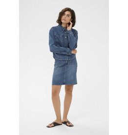 Kaffe Kaffe - Karla Denim Skirt (Medium Blue)