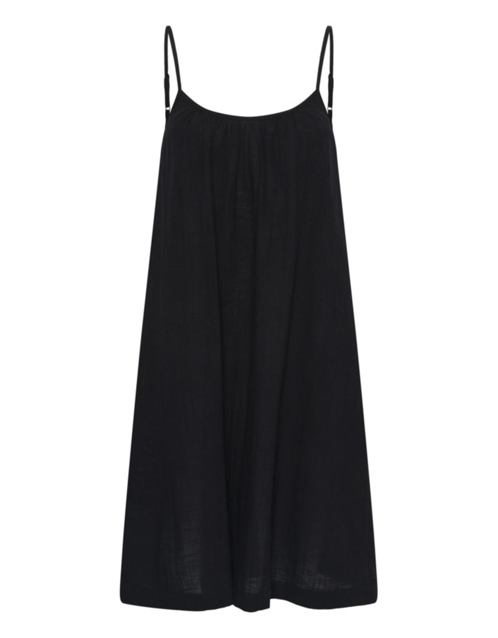 Kaffe Kaffe - Pauline Short Strap Dress (Black Deep)