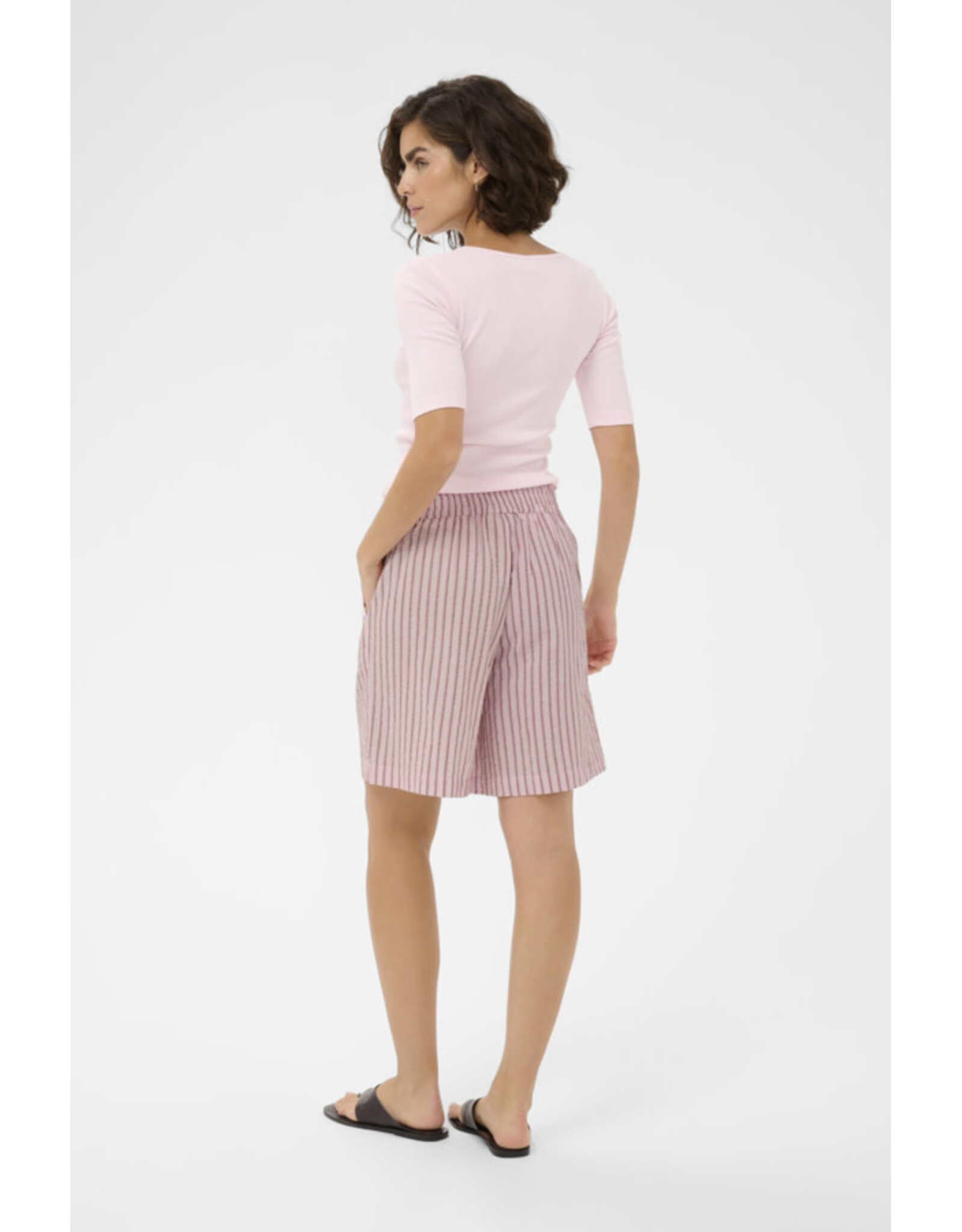 Kaffe Kaffe - Lara Shorts (Ballerina / Chalk)