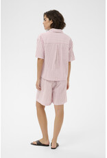 Kaffe Kaffe - Lara Short Sleeve Button Up Shirt (Ballerina / Chalk)