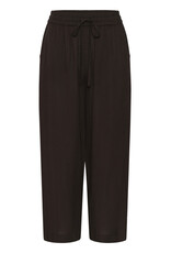 Kaffe Kaffe - Milia Cropped Wide Pants (Black Coffee)