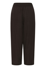 Kaffe Kaffe - Milia Cropped Wide Pants (Black Coffee)