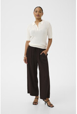 Kaffe Kaffe - Milia Cropped Wide Pants (Black Coffee)