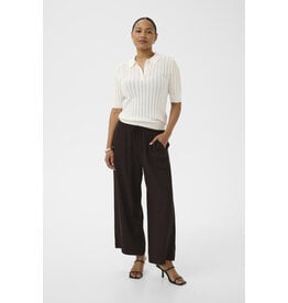Kaffe Kaffe - Milia Cropped Wide Pants (Black Coffee)