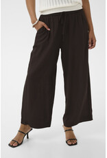 Kaffe Kaffe - Milia Cropped Wide Pants (Black Coffee)