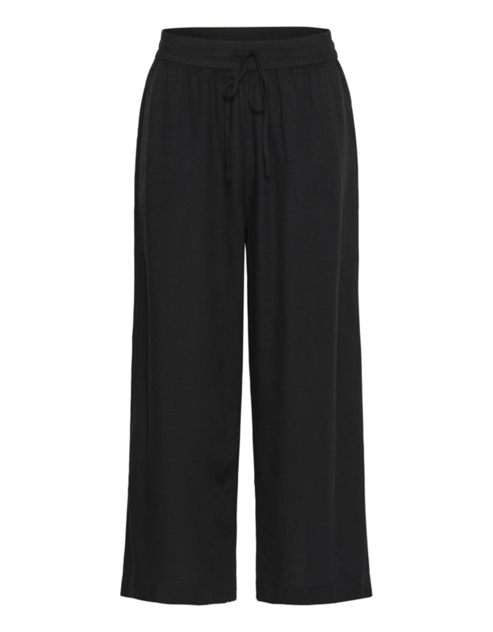 Kaffe Kaffe - Milia Cropped Wide Pants (Black Deep)