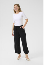 Kaffe Kaffe - Milia Cropped Wide Pants (Black Deep)
