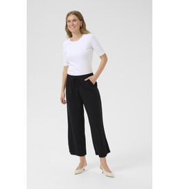 Kaffe Kaffe - Milia Cropped Wide Pants (Black Deep)