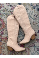 Qupid Vaca 35 western boot (nude nubuck)