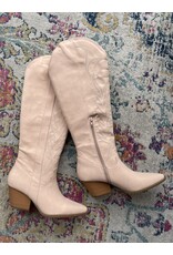 Qupid Vaca 35 western boot (nude nubuck)