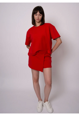RD Style RD Style - Starry Cotton Soft Knit Skort (Rouge)