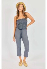 Sadie & Sage Sadie & Sage - Frankie Smocked Tube Top (Navy / White)