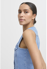 b.young b.young - Kallie Waistcoat (Light Blue Denim)