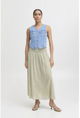 b.young b.young - Kallie Waistcoat (Light Blue Denim)
