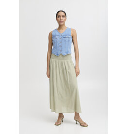 b.young b.young - Kallie Waistcoat (Light Blue Denim)